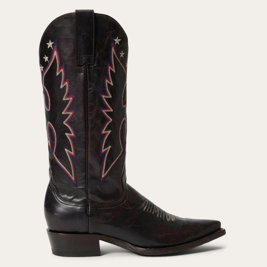 Women Western Stetson Reagan Boots Brown