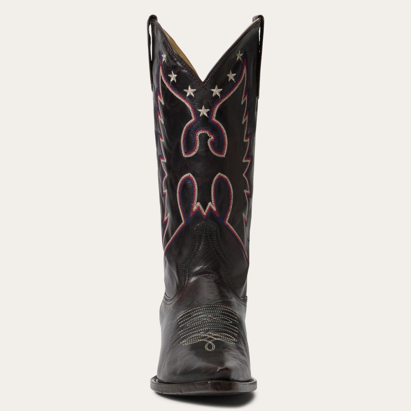 Women Western Stetson Reagan Boots Brown