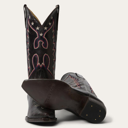 Women Western Stetson Reagan Boots Brown
