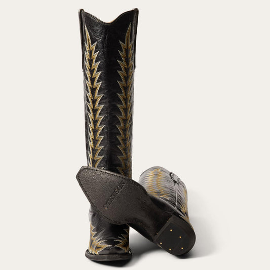 Women Western Stetson Sarah Boots Black