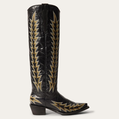 Women Western Stetson Sarah Boots Black