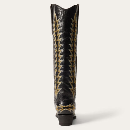 Women Western Stetson Sarah Boots Black