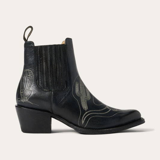 Women Western Stetson Sedona Boot Black
