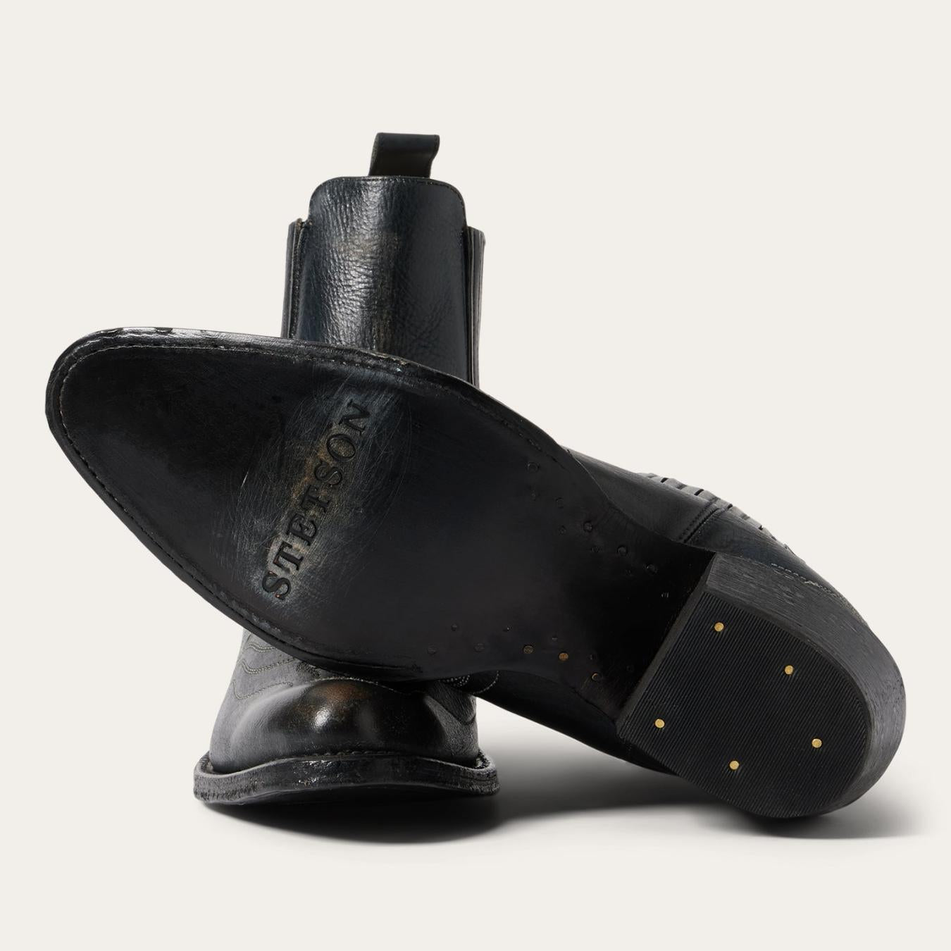 Women Western Stetson Sedona Boot Black