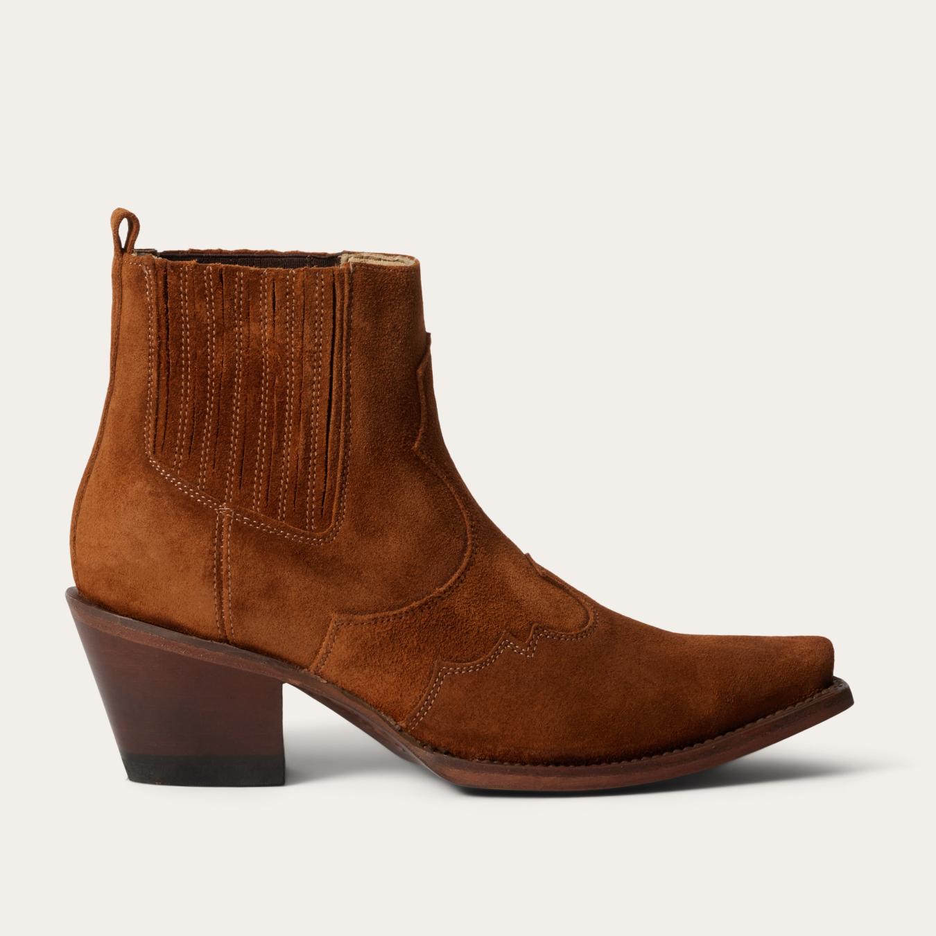 Women Western Stetson Talula Boots Tan